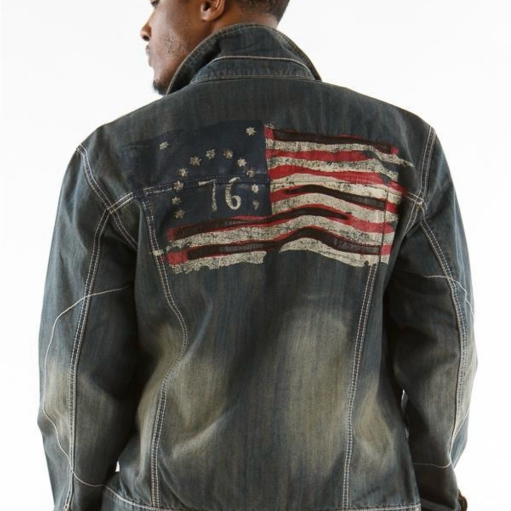 NWT Pelle Pelle by Marc Buchanan Jean Jacket